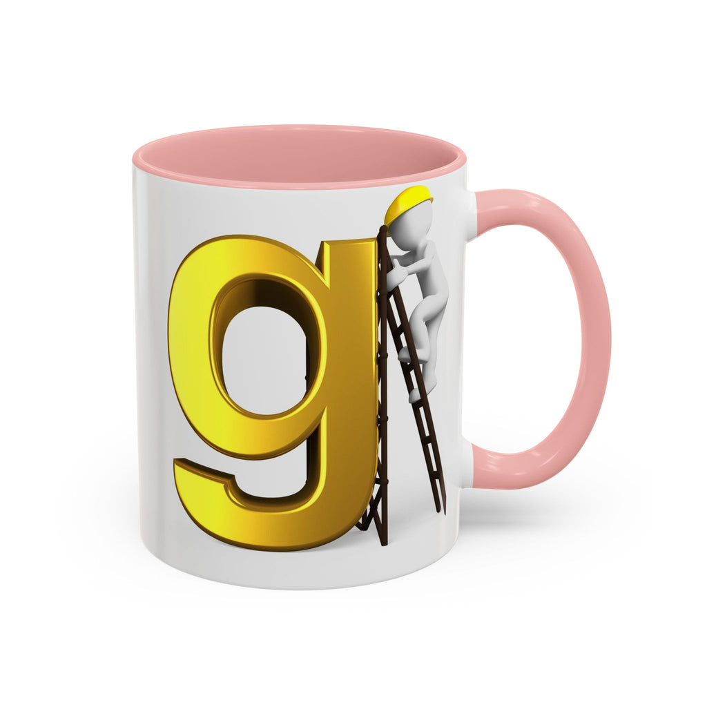 Bauarbeiter Buchstabe G Tasse | Akzent-Kaffeetasse