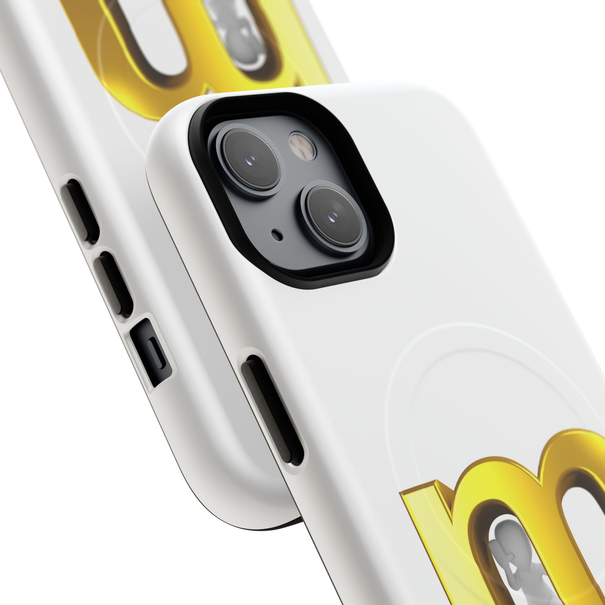 Gold Letter M phone case | Magnetic Tough Case, Monogram Initial