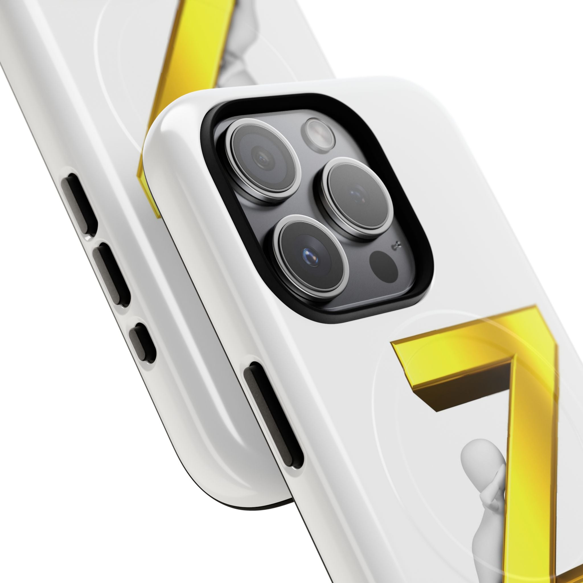 Gold 3D Letter Z Phone Case | Tough Magnetic Case