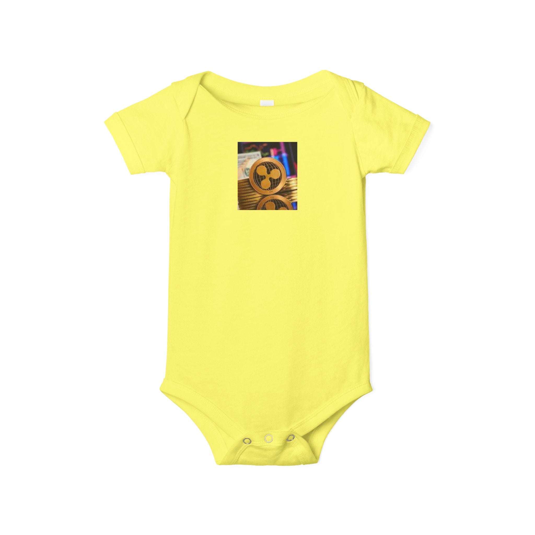 Grenouillère pour bébé avec logo de la cryptomonnaie XRP Ripple