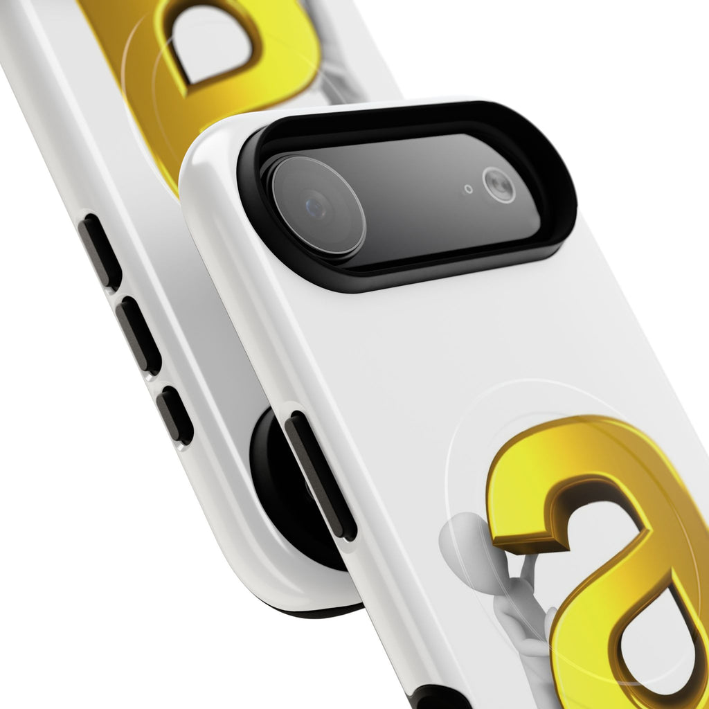 3D Gold Letter A Phone Case | Tough Magnetic Case