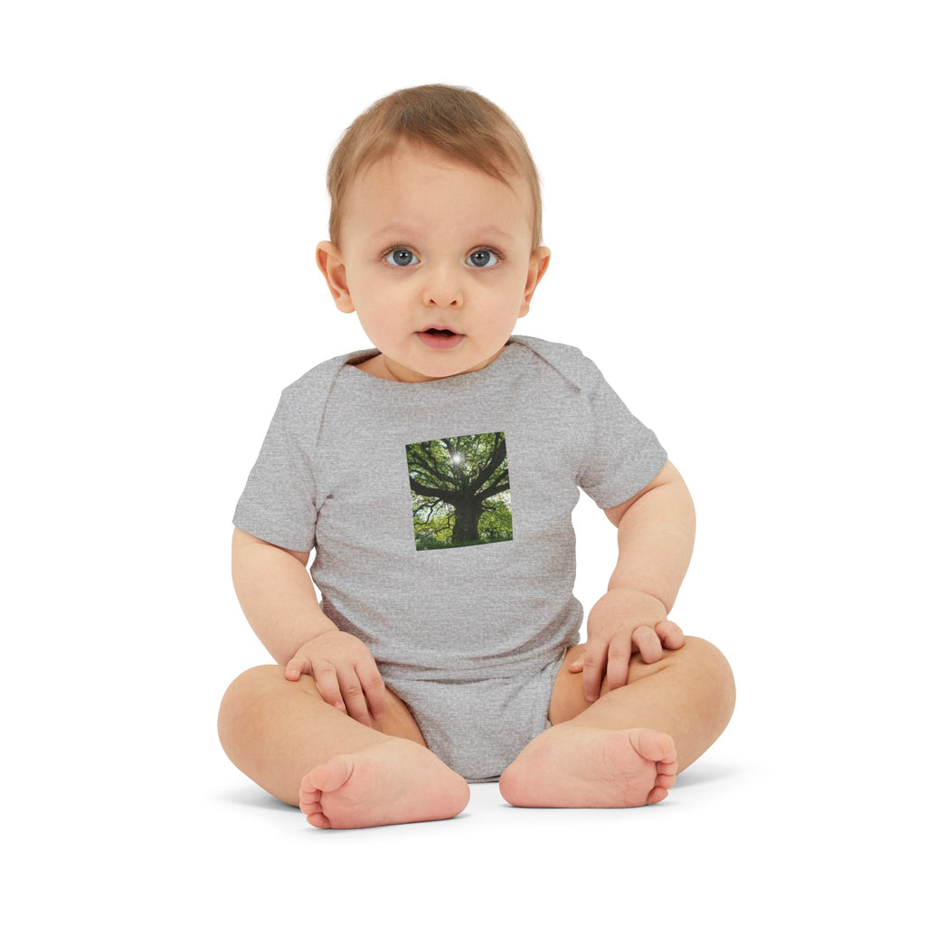 Majestic Oak Tree Infant Onesie | Tree Photo Baby Bodysuit
