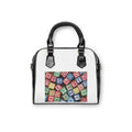 Alphabet Blocks Shoulder Handbag | Colorful Kids Letter Cube Print