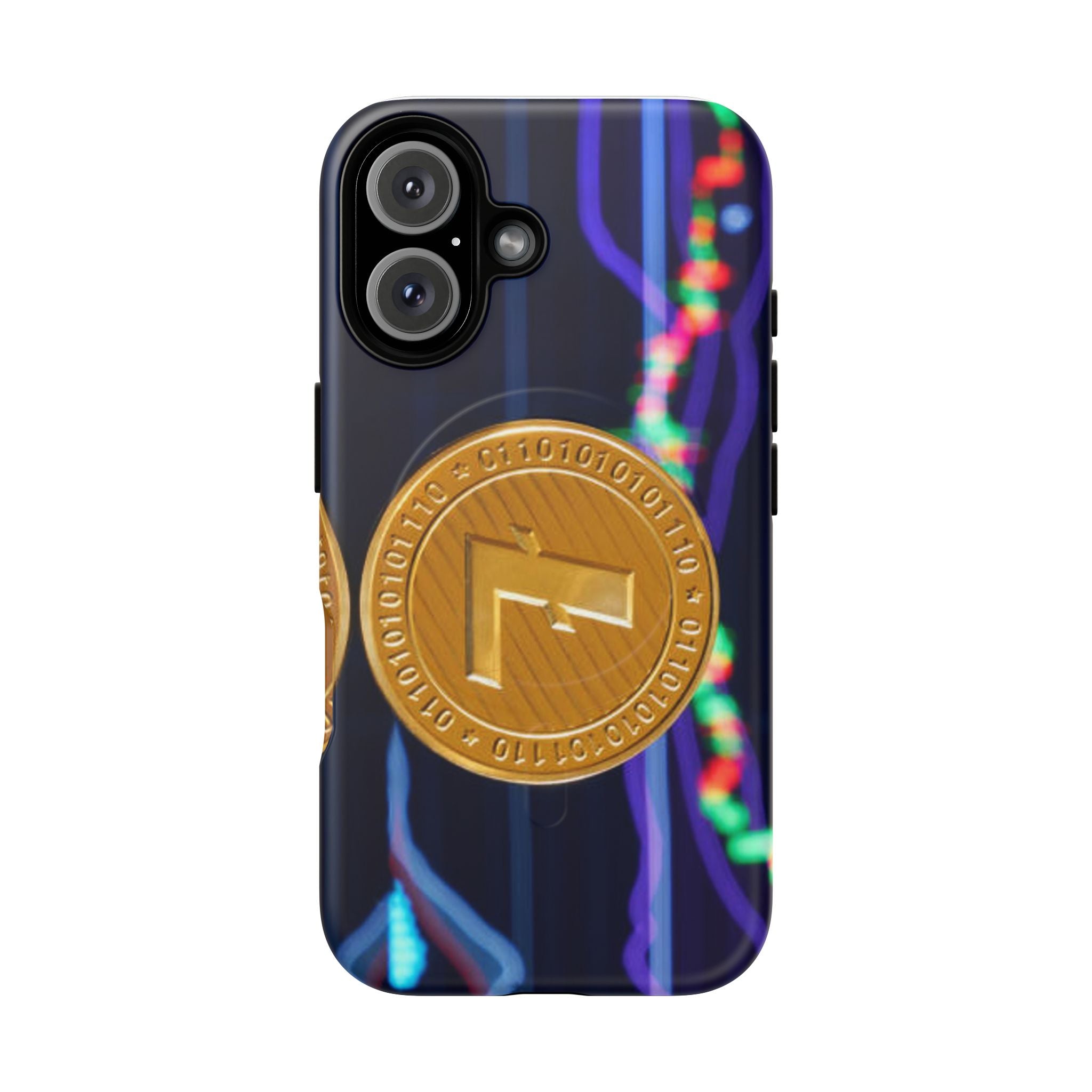 Coque de téléphone Litecoin Crypto Coin | Coque magnétique résistante, design Blockchain