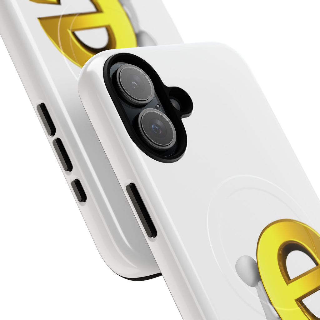 3D Gold Letter E Phone Case | Tough Magnetic Case