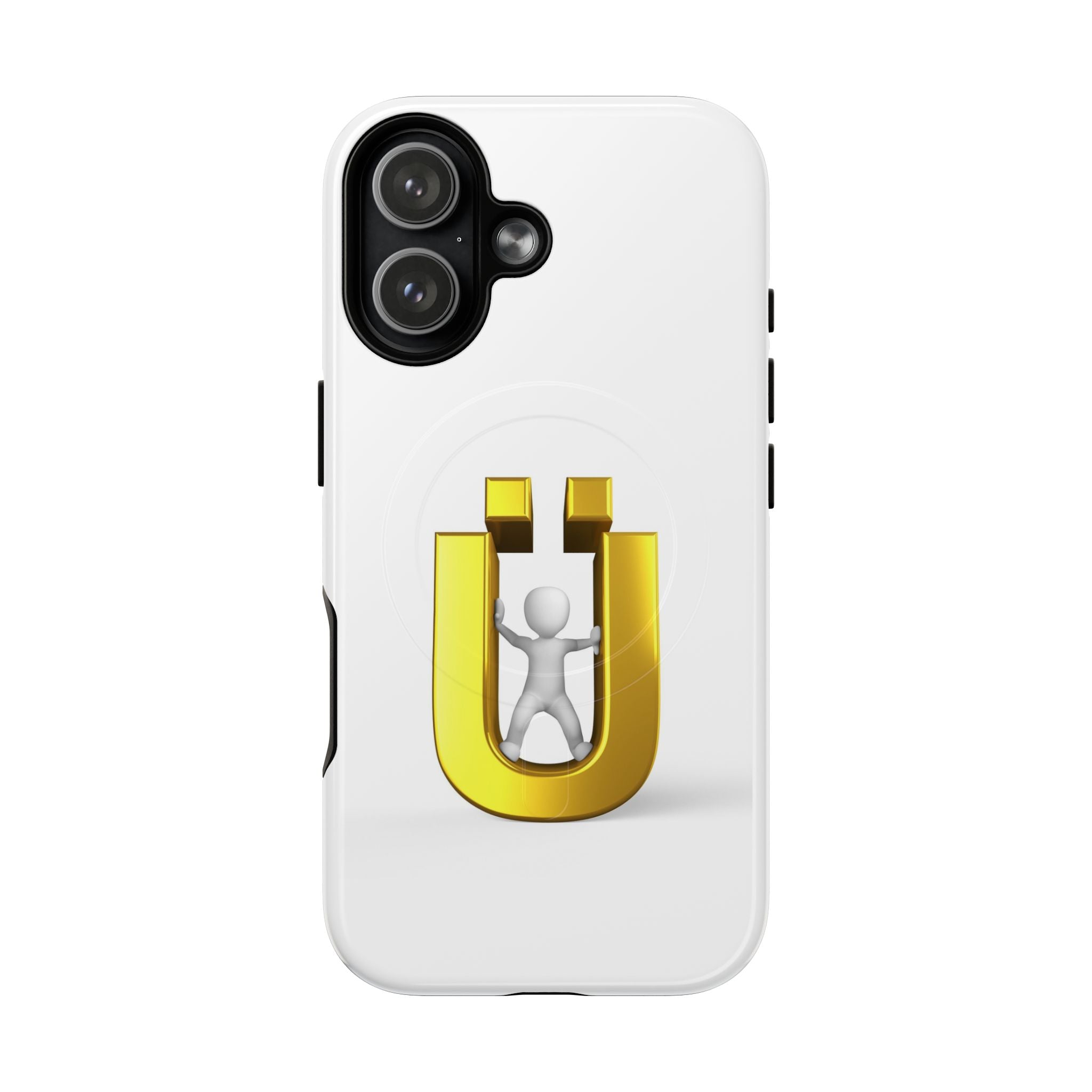 Gold Letter Ü Logo phone case | Tough Magnetic Case