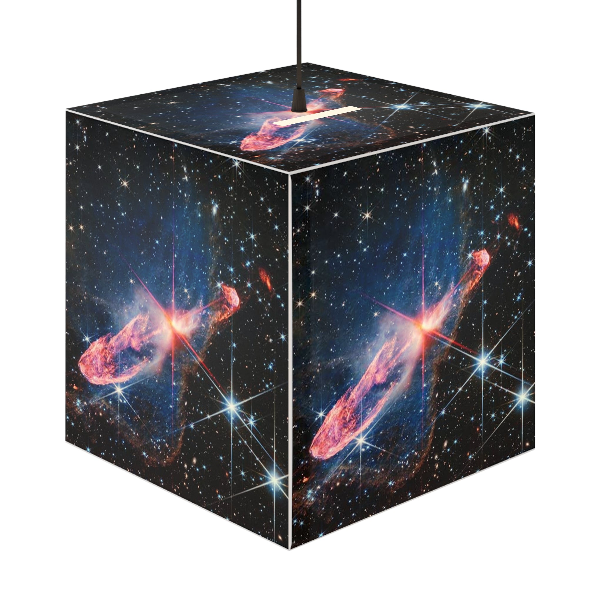Lampe Cube Lumineux Nébuleuse Cosmique | Veilleuse Galaxie Spatiale