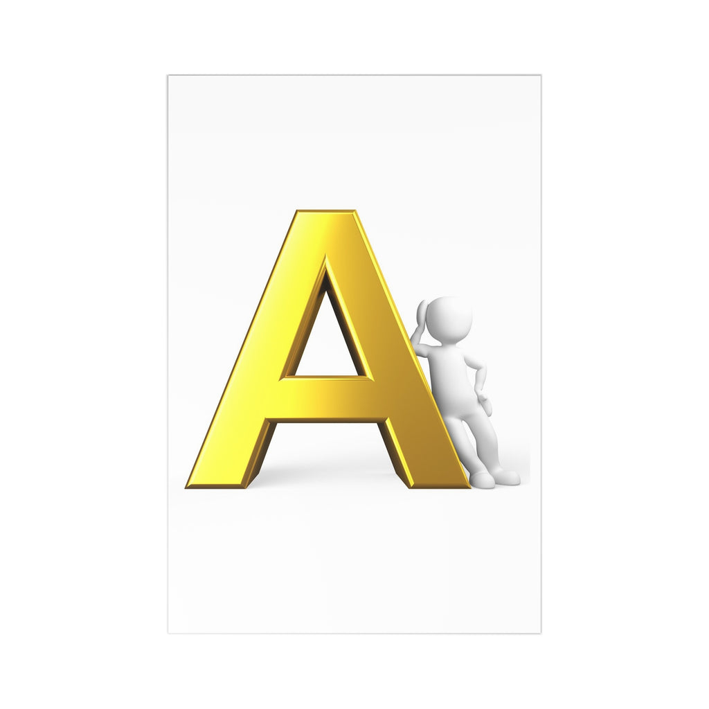 letter A Postcards (7 pcs)