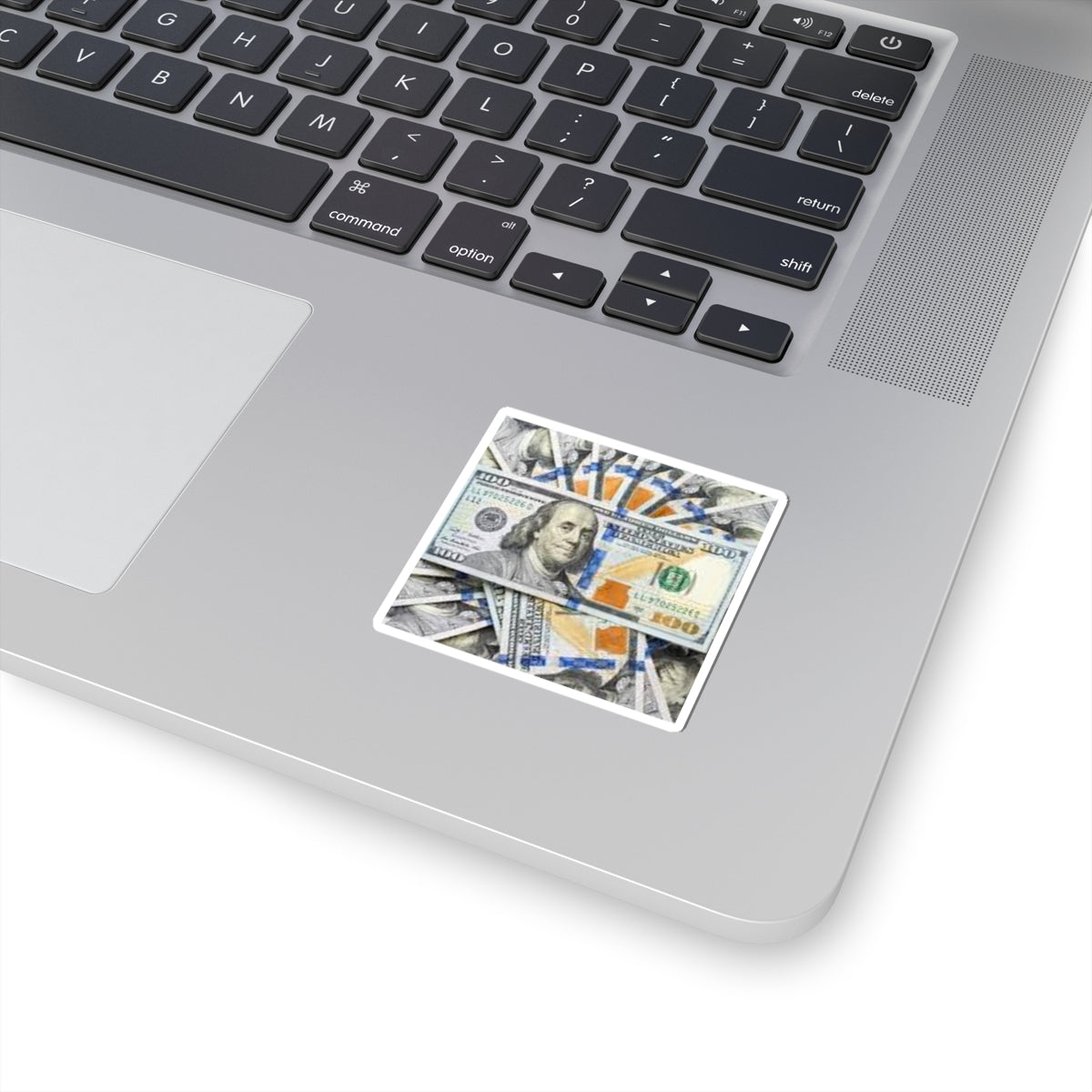 Stack of Hundred-Dollar Bill Sticker | Money Cash Graphic Kiss-Cut Sticker