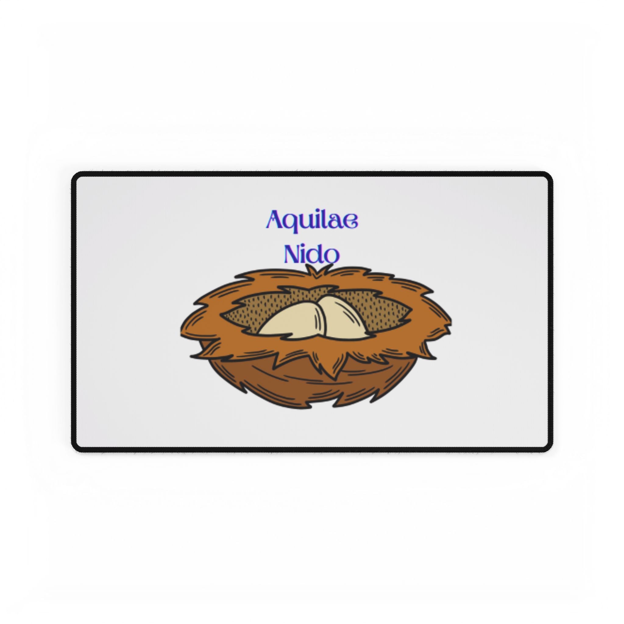 Tapis de bureau illustration nid Aquilae Nido | Grand tapis de souris