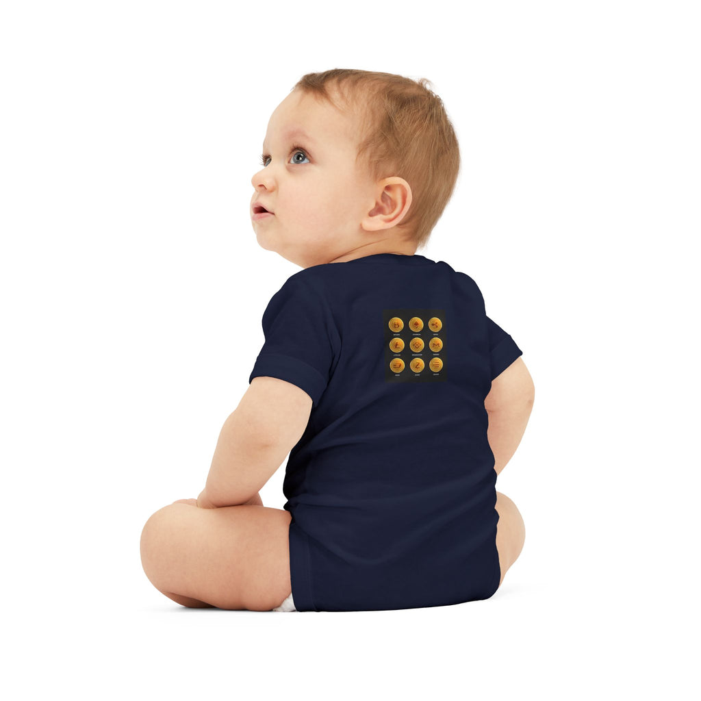 Cryptocurrency Coins Infant One Piece | Fall Baby Bodysuit
