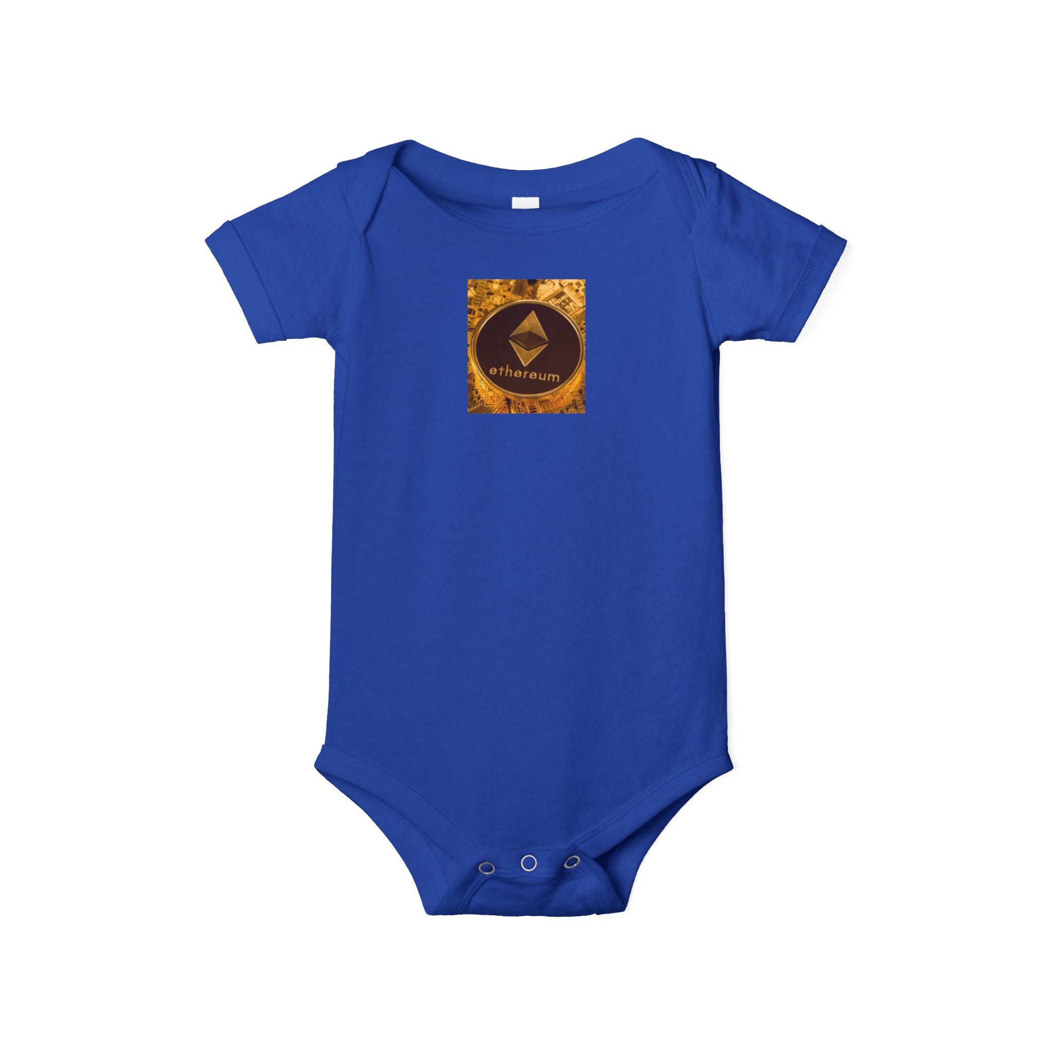 Grenouillère Bébé Logo Ethereum | Body Bébé Crypto
