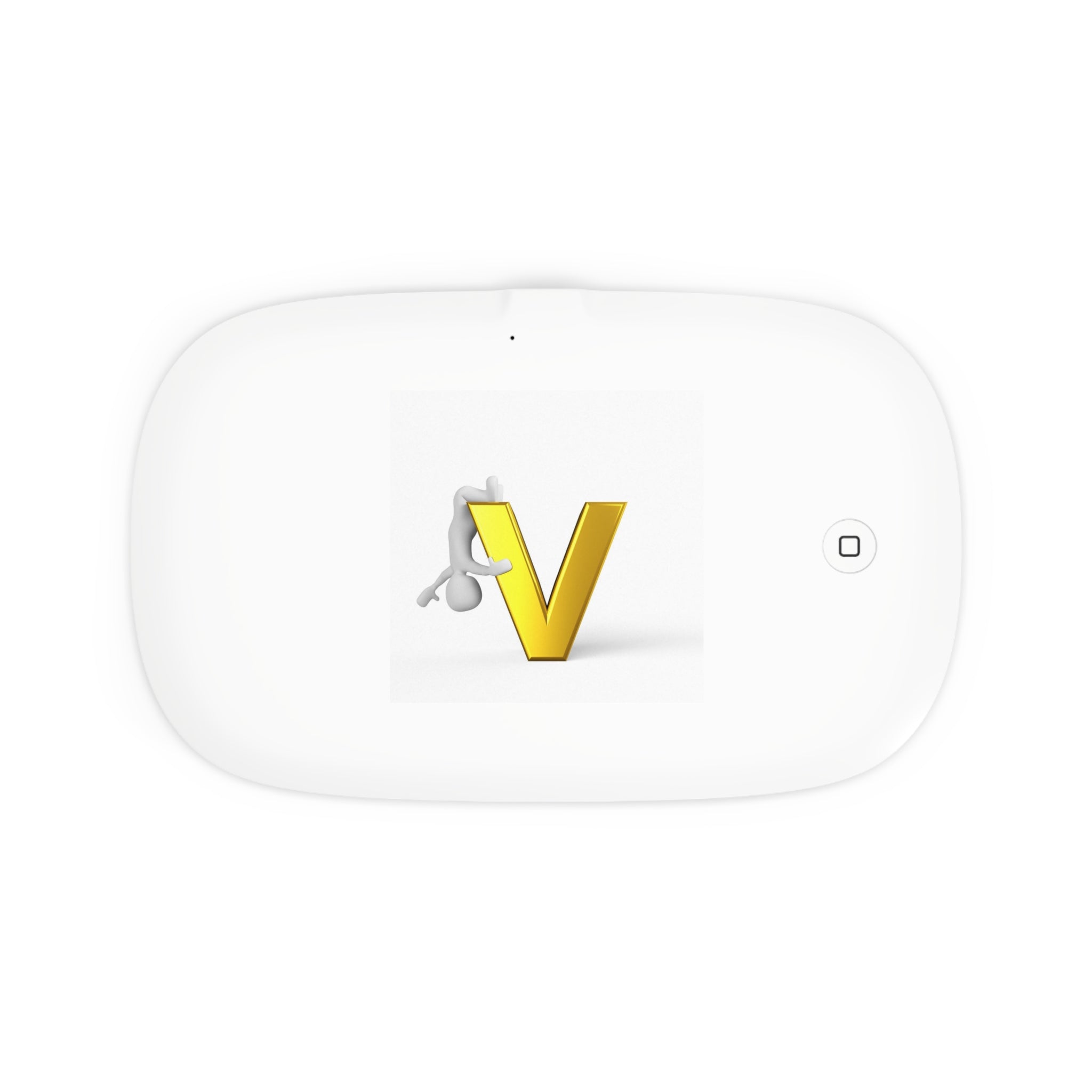 Gold Letter V Logo UV Phone Sanitizer and Wireless Charging Pad | Sanitizer Charger