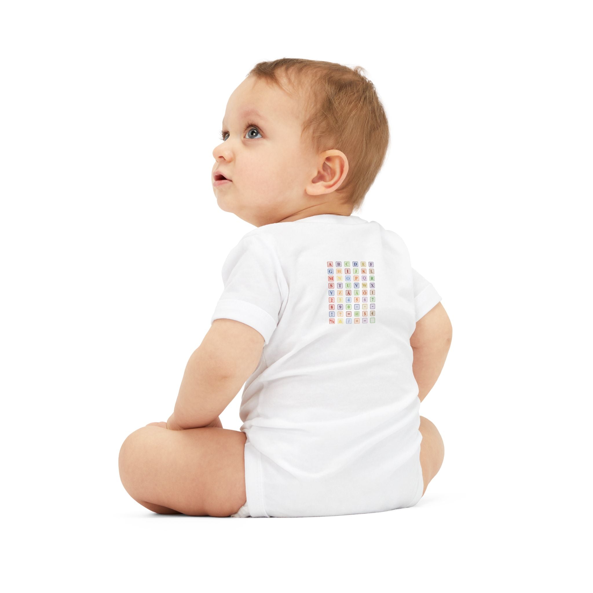 Colorful Alphabet Grid Infant One Piece | Baby Bodysuit