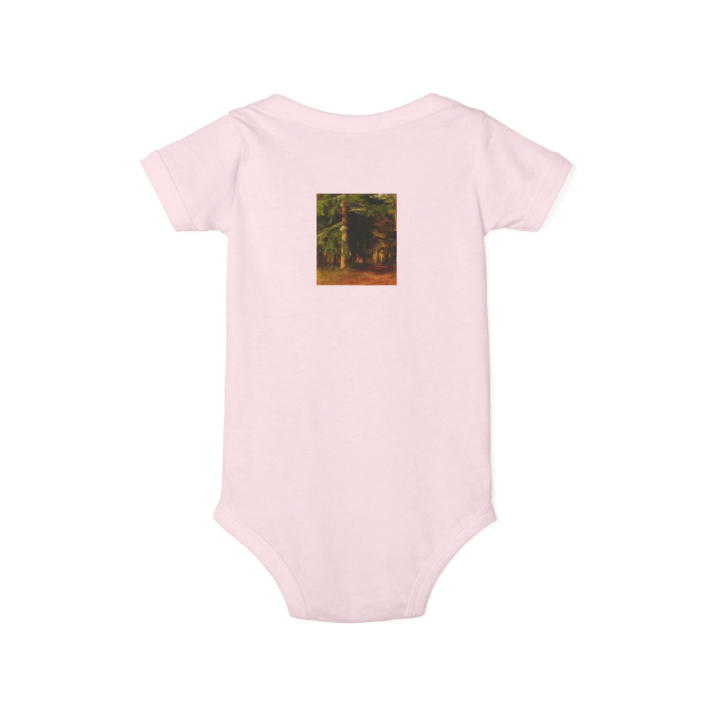 Woodland Forest Illustration Infant Onesie | Baby Bodysuit