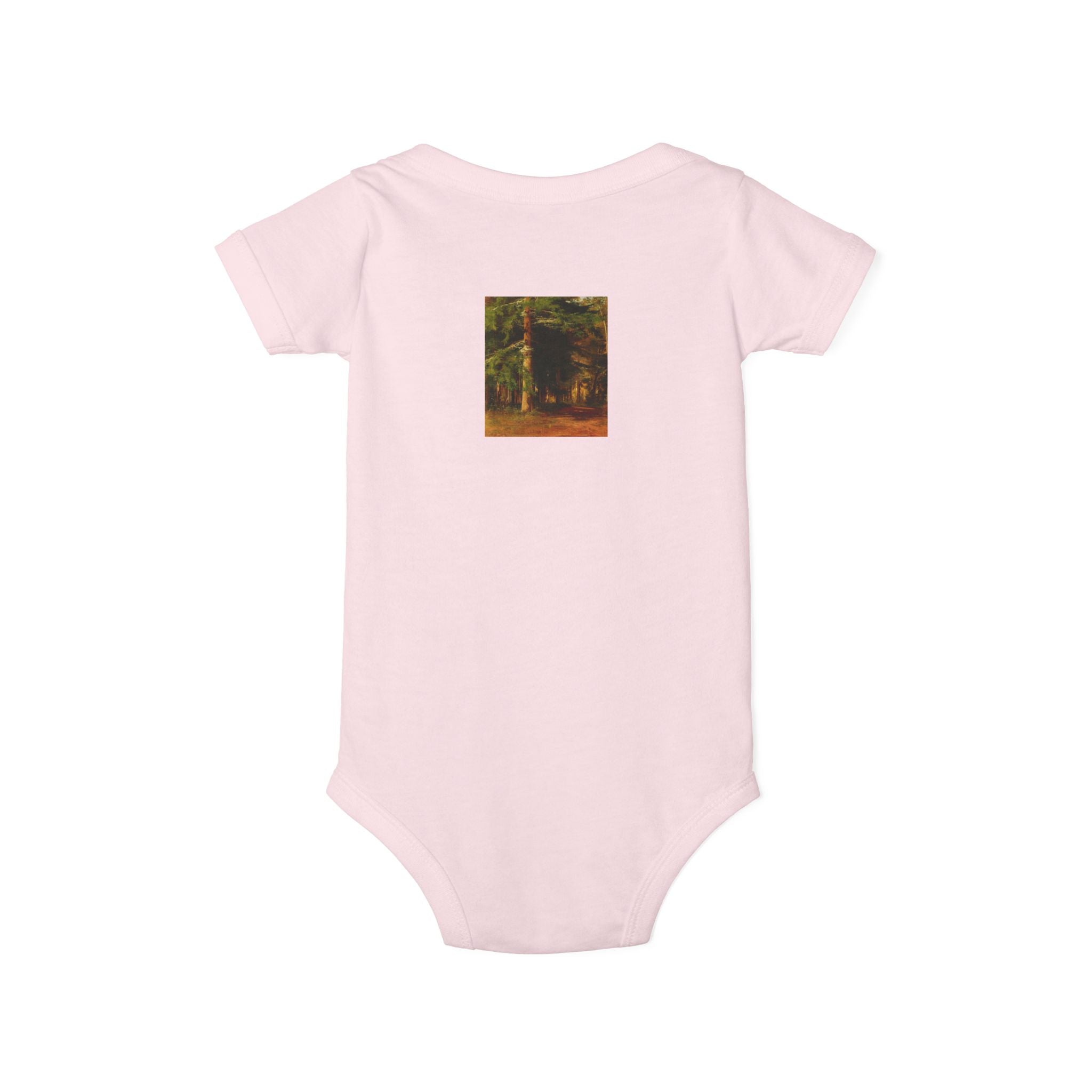 Woodland Forest Illustration Infant Onesie | Baby Bodysuit