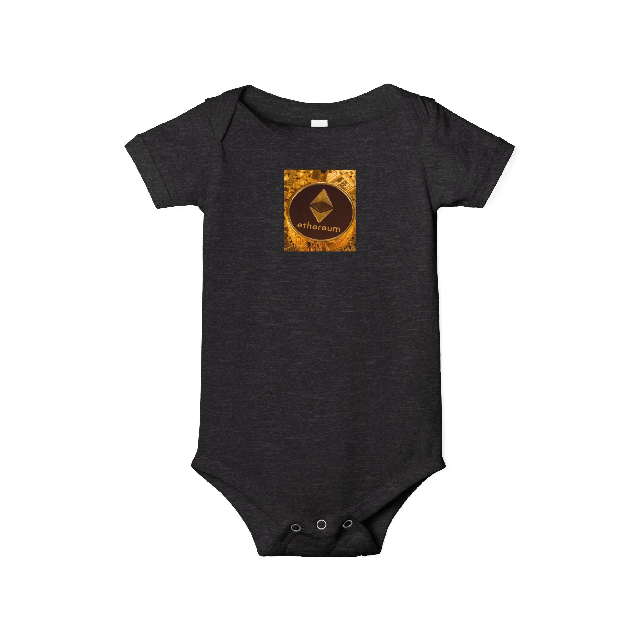 Grenouillère Bébé Logo Ethereum | Body Bébé Crypto