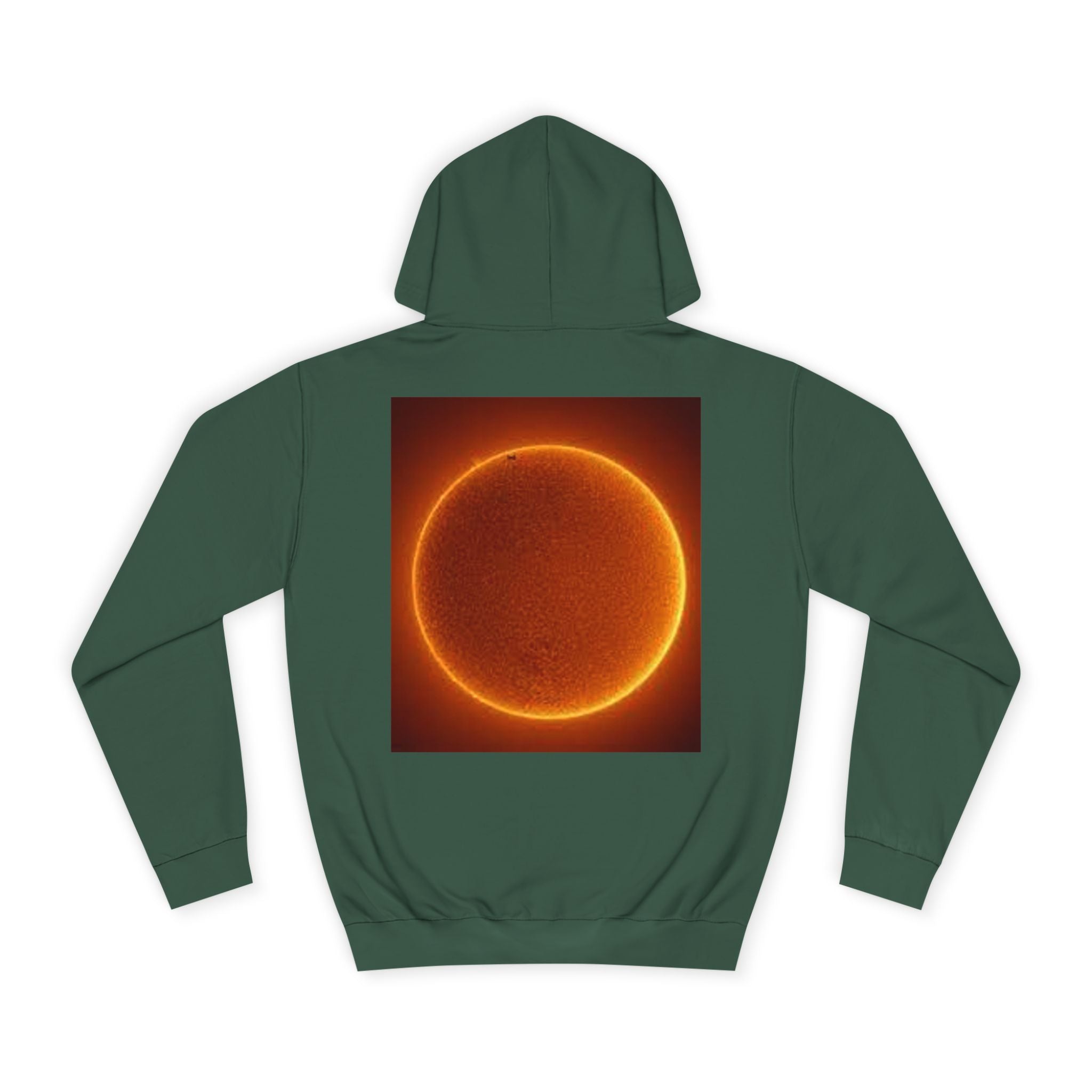 Fiery Solar Ring Hoodie | Sun Eclipse Graphic, Space Astronomy Sweatshirt