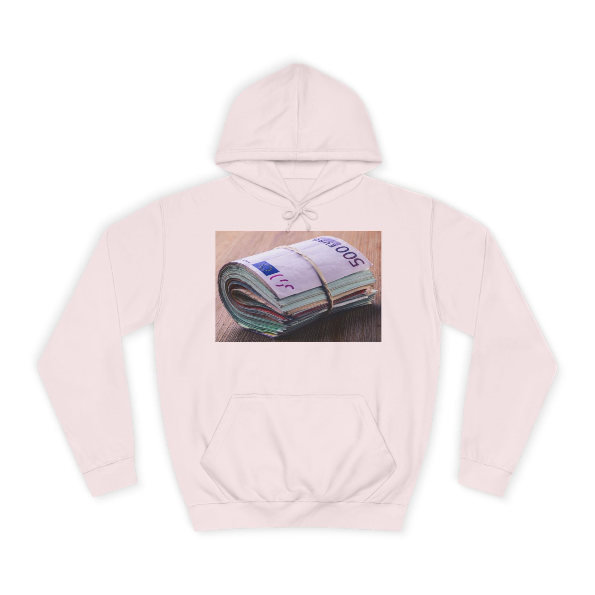 Rolled Currency Stack Hoodie | Money Print, Cash Bundle