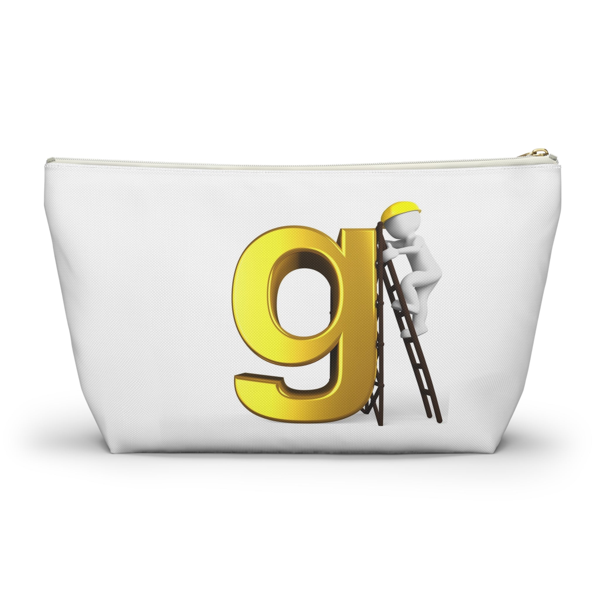 Gold Letter G with Worker Ladder Accessory Pouch