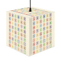 Alphabet Blocks Light Cube Lamp | Colorful Letter & Number Nursery Decor