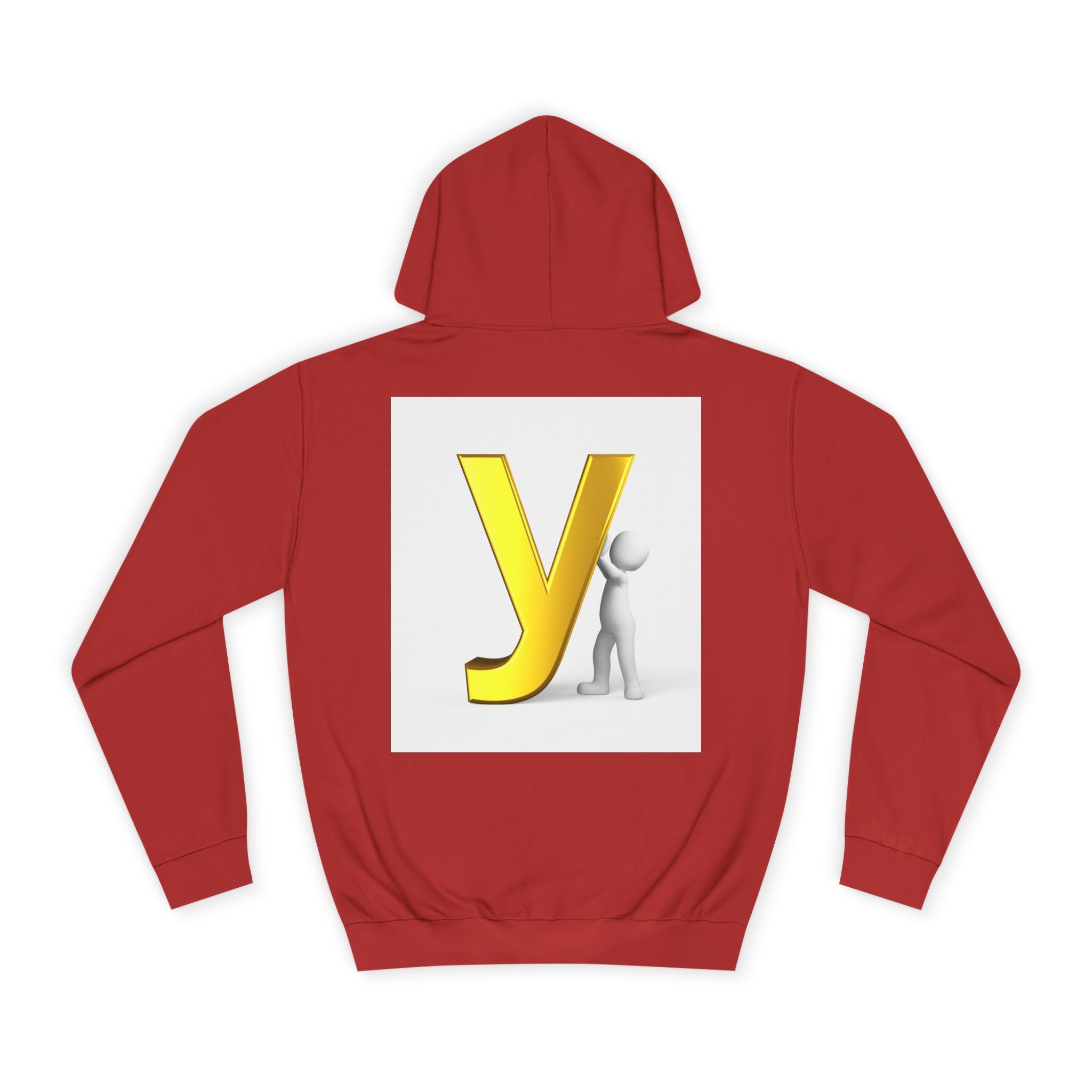 Yellow 3D Letter Y hoodie | Letterman Monogram Initial Sweatshirt