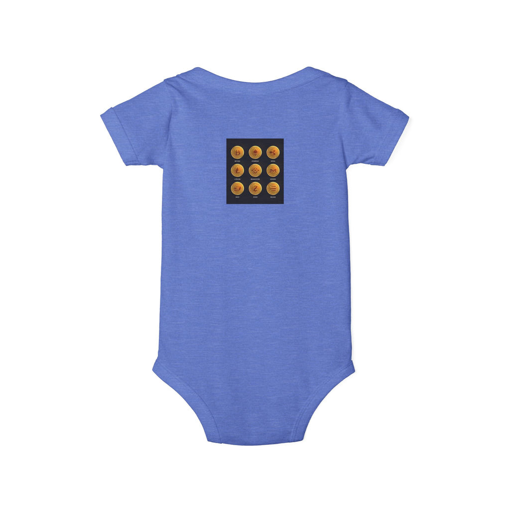 Cryptocurrency Coins Infant One Piece | Fall Baby Bodysuit