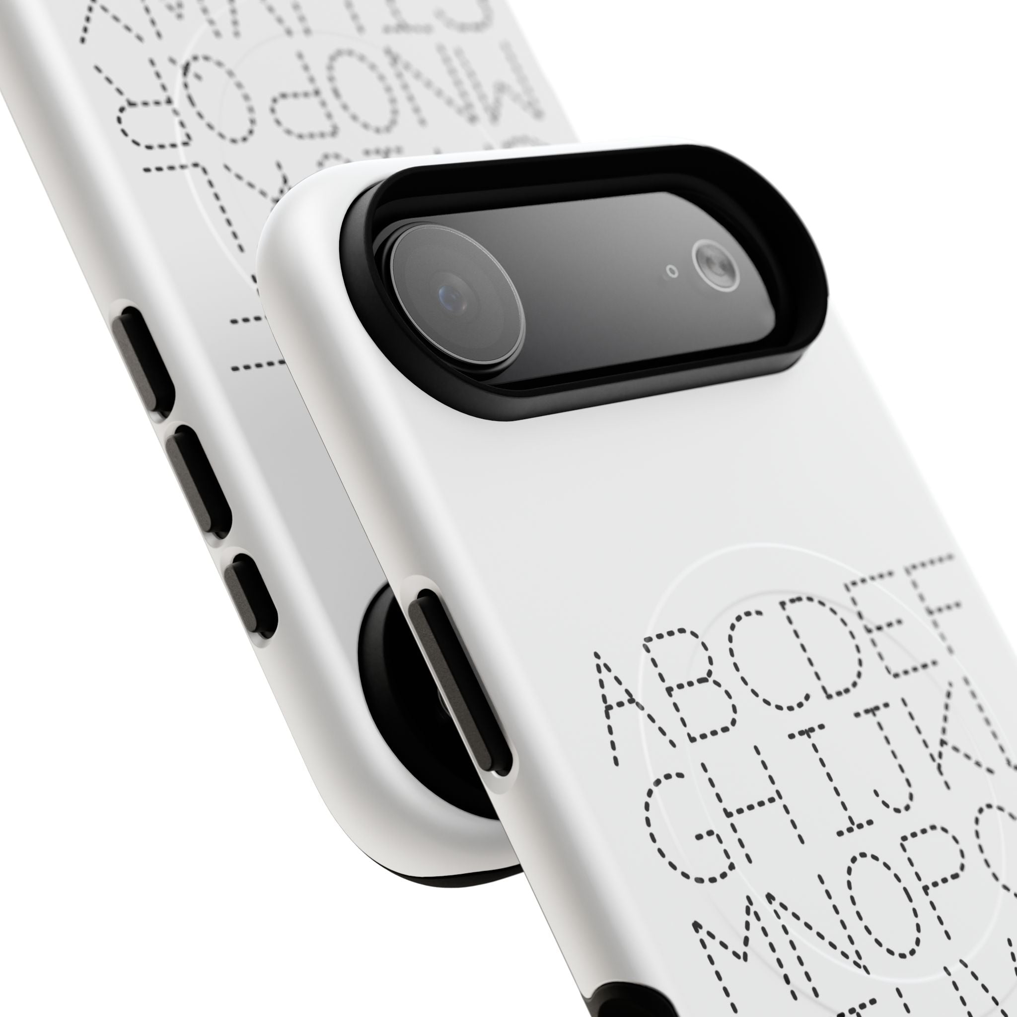 Dotted Alphabet Phone Case | Tough Magnetic Case