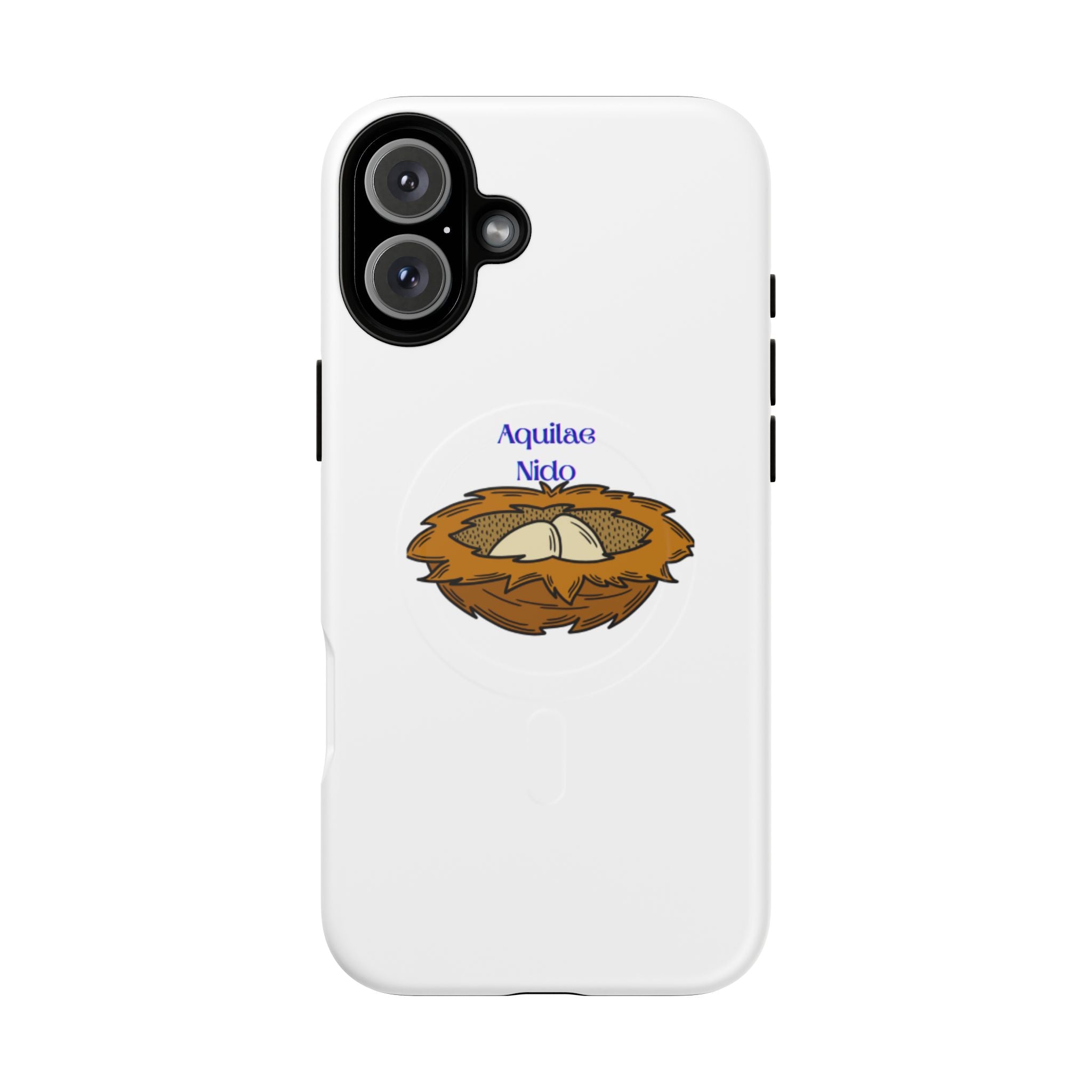 Coque de téléphone illustration nid d'oiseau | Coque magnétique robuste