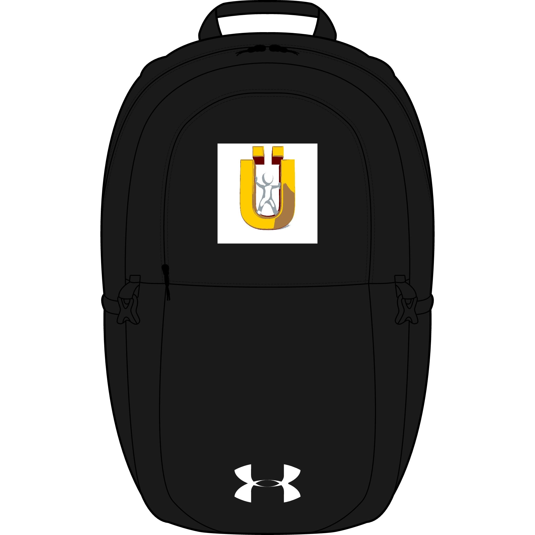Letter Ü with Shield Embroidered Backpack | Under Armour All Sport Backpack