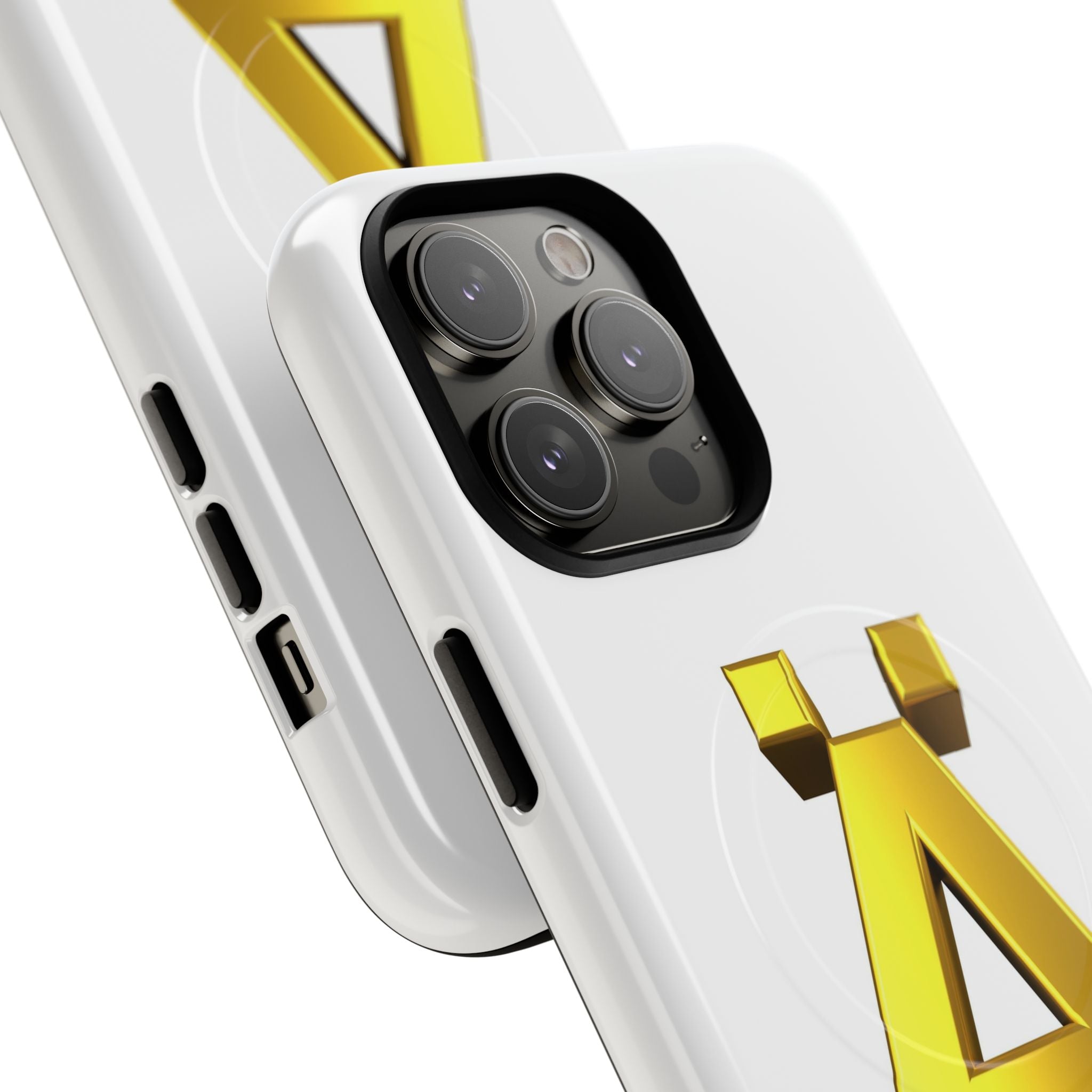 Gold Letter Ä Phone Case | Magnetic Tough Case, Initial Monogram