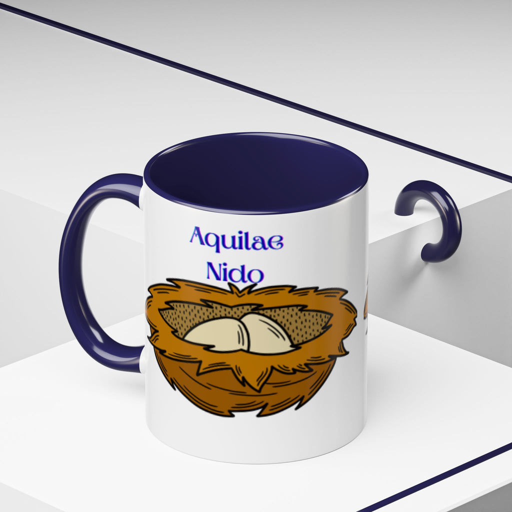 Mug illustré Nid d'Aquilae | Mug à Anse Colorée 11 oz 15 oz