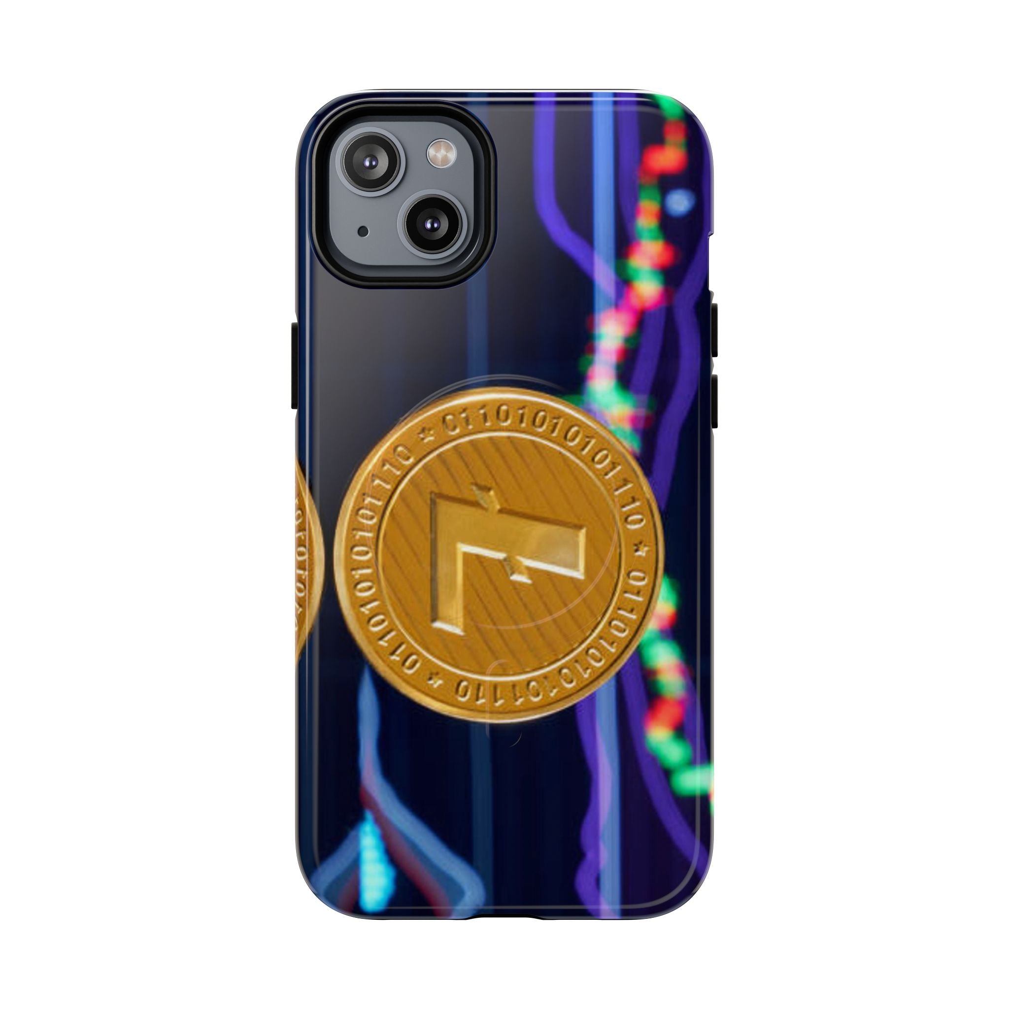 Coque de téléphone Litecoin Crypto Coin | Coque magnétique résistante, design Blockchain