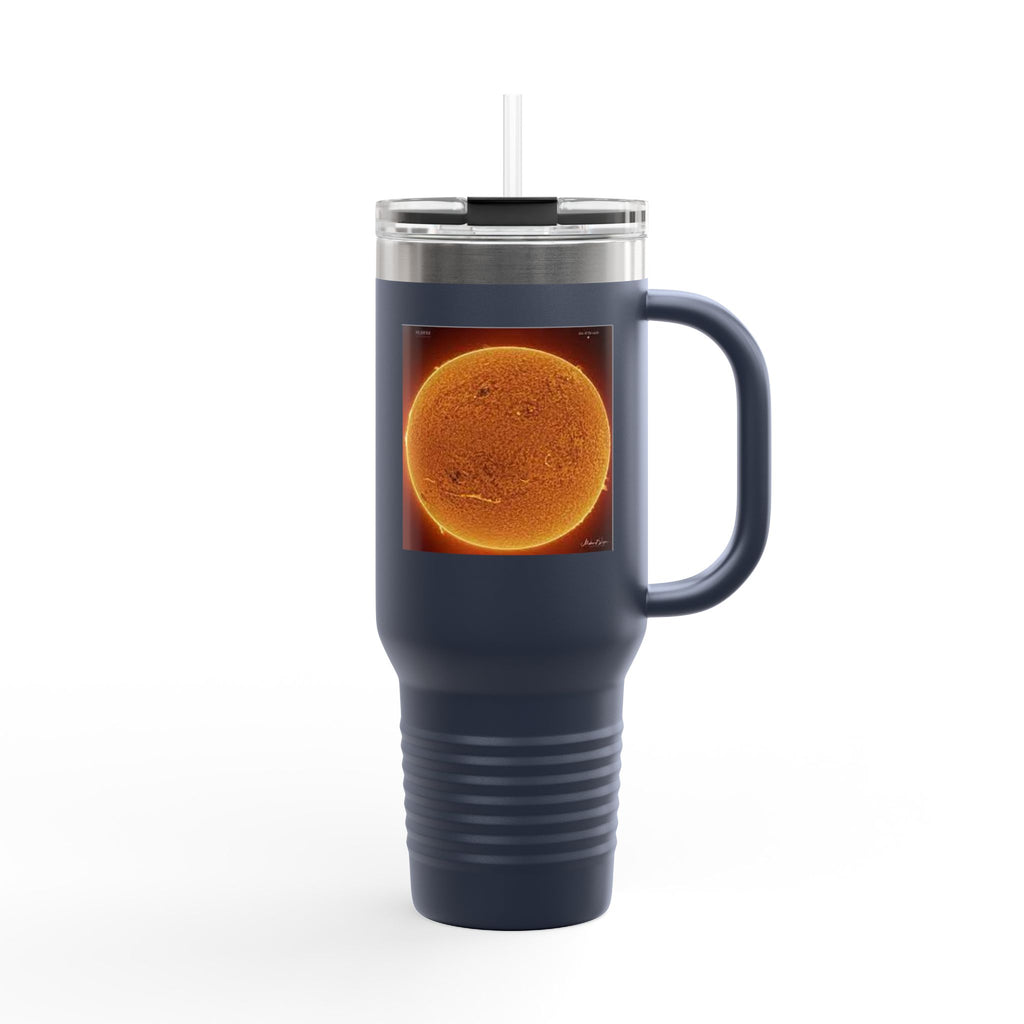Sun Photo Travel Mug 40oz | Solar Disc Stainless Insulated Tumbler