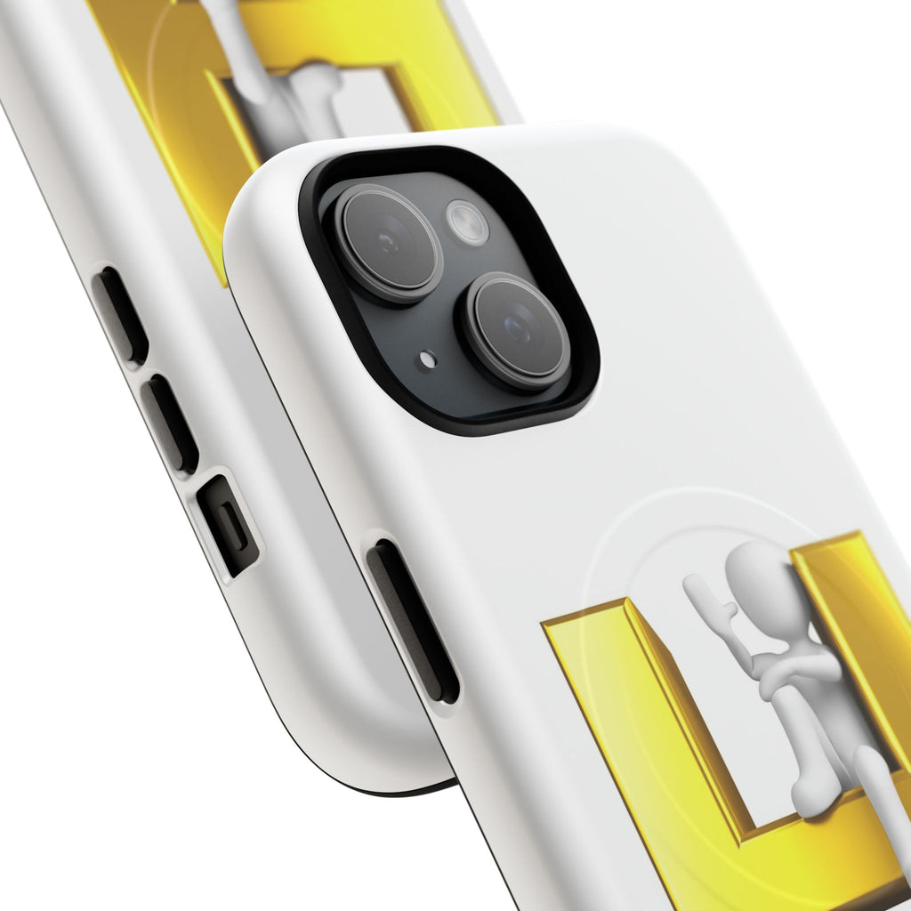 Gold Letter H Climber Phone Case | Tough Magnetic Case