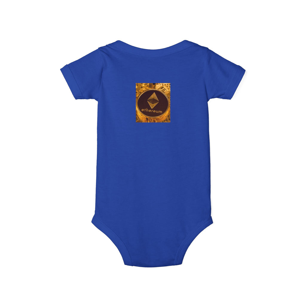 Ethereum Logo Infant Onesie | Crypto Baby Bodysuit