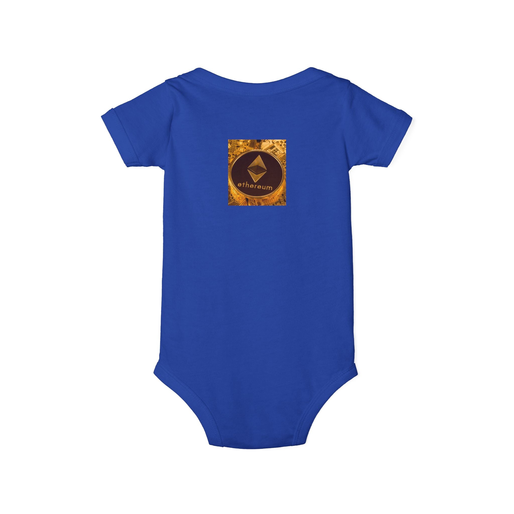 Ethereum Logo Infant Onesie | Crypto Baby Bodysuit