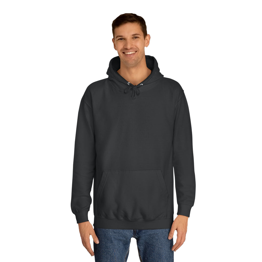 College Dotted Alphabet Hoodie | Campus Sweatshirt, Collegiate Style