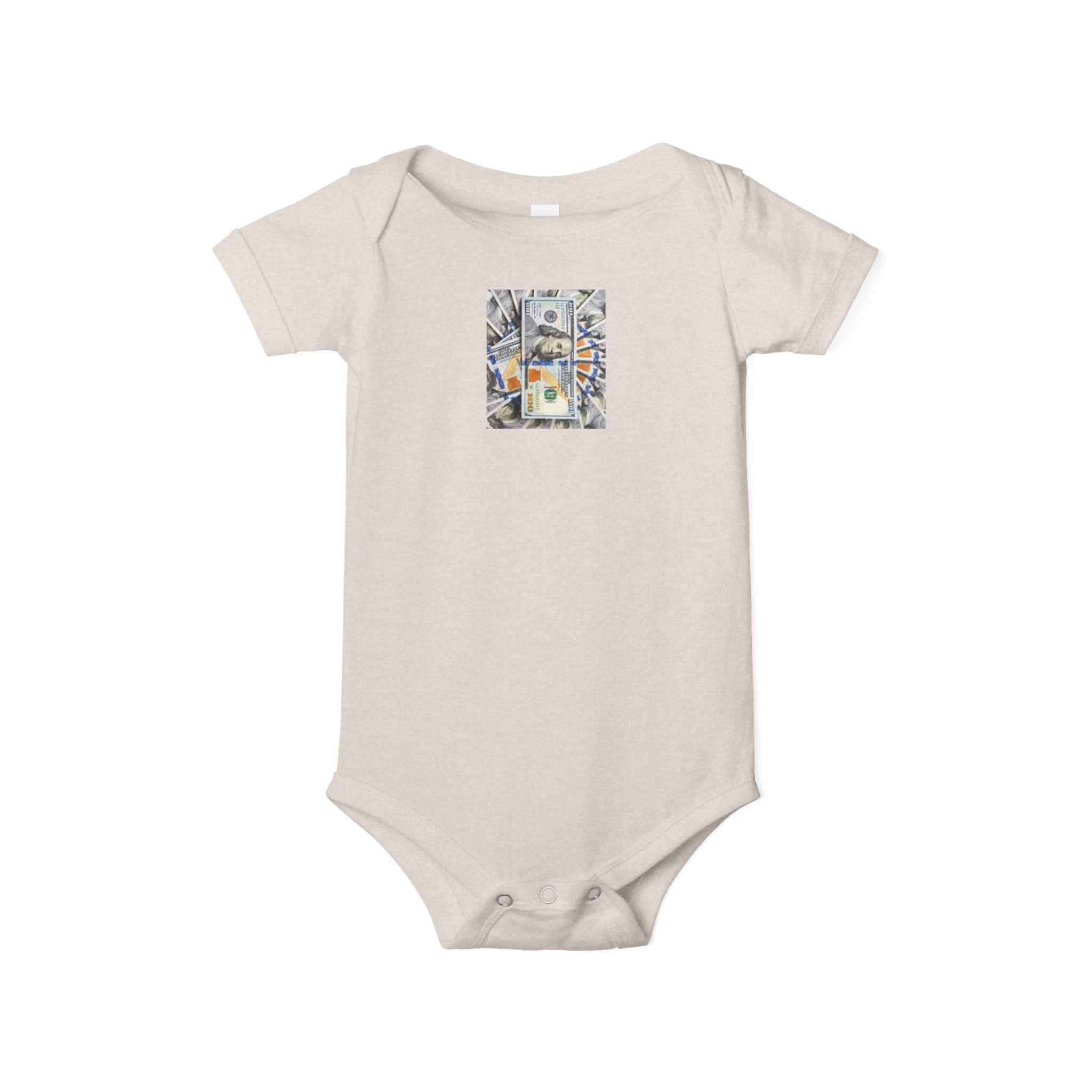 Grenouillère bébé Money Infant Jersey | Body bébé art moderne