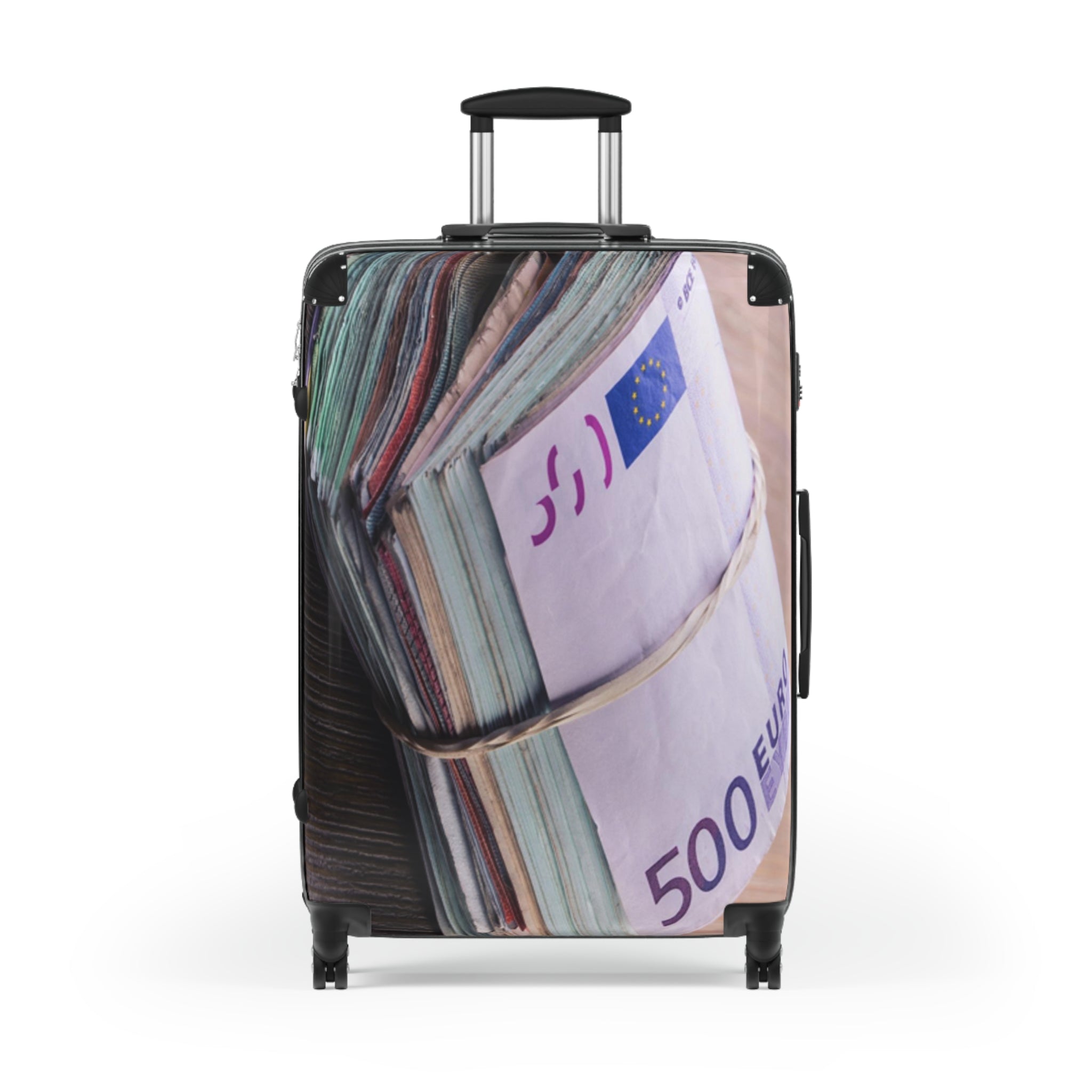 Stack of Euro Banknotes Suitcase