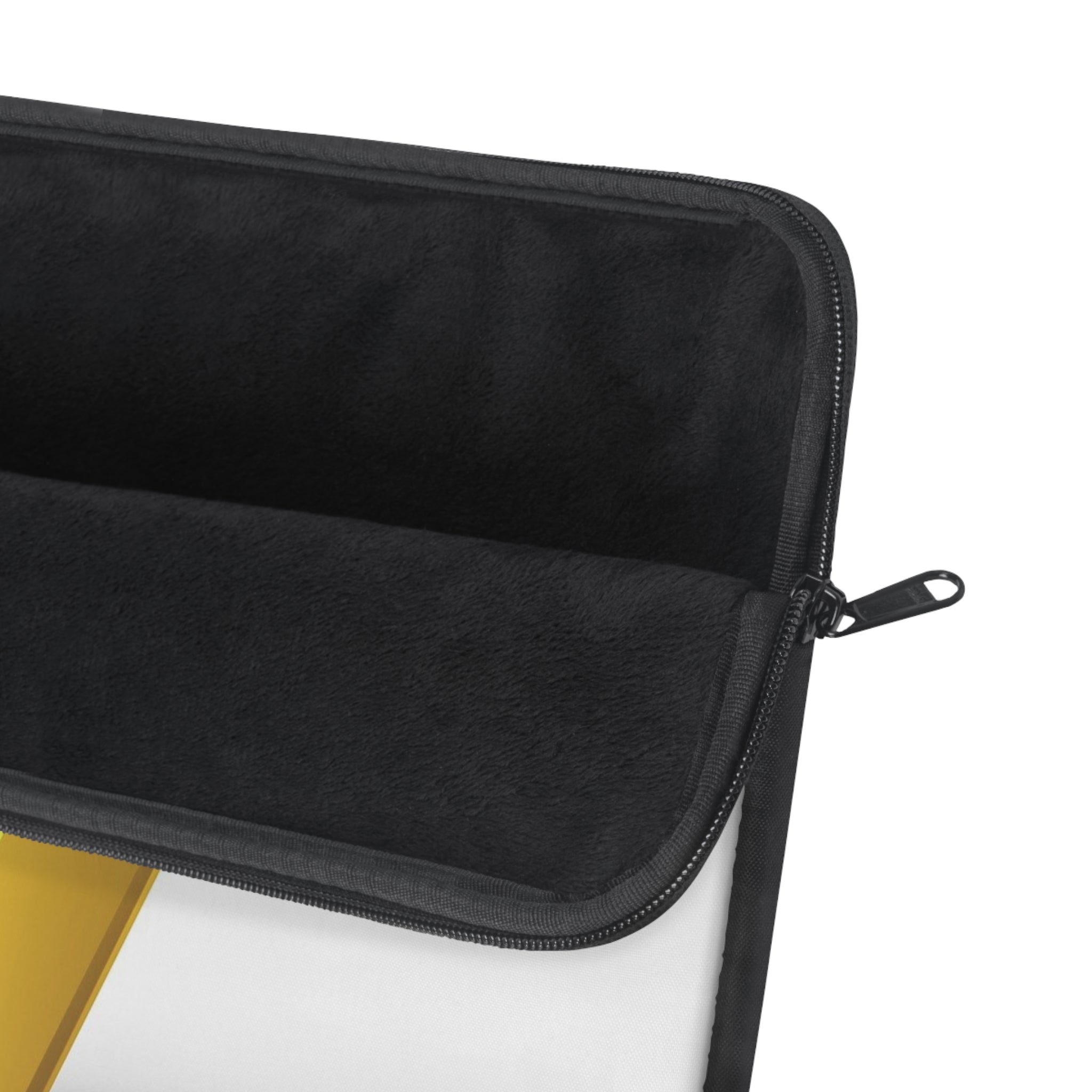 Gold Letter V with 3D Figure Laptop Sleeve | Monogram Initial V
