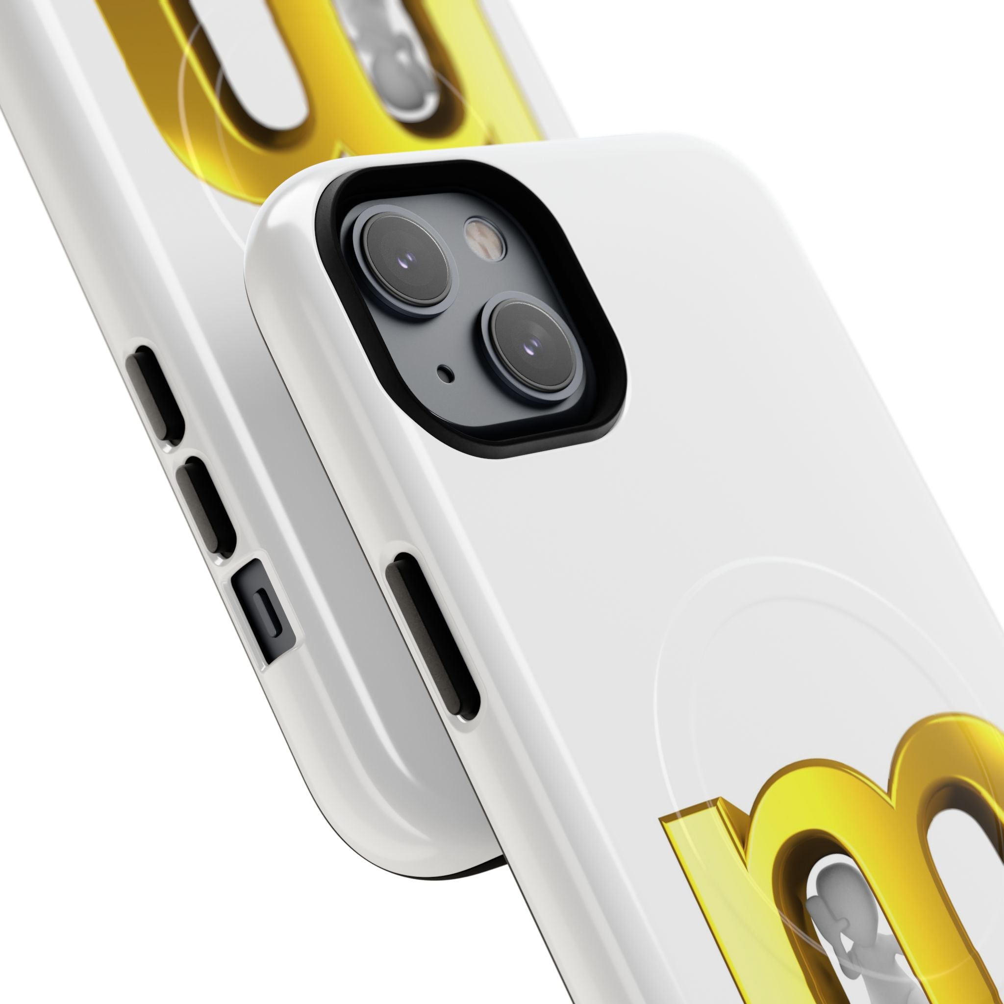 Gold Letter M phone case | Magnetic Tough Case, Monogram Initial