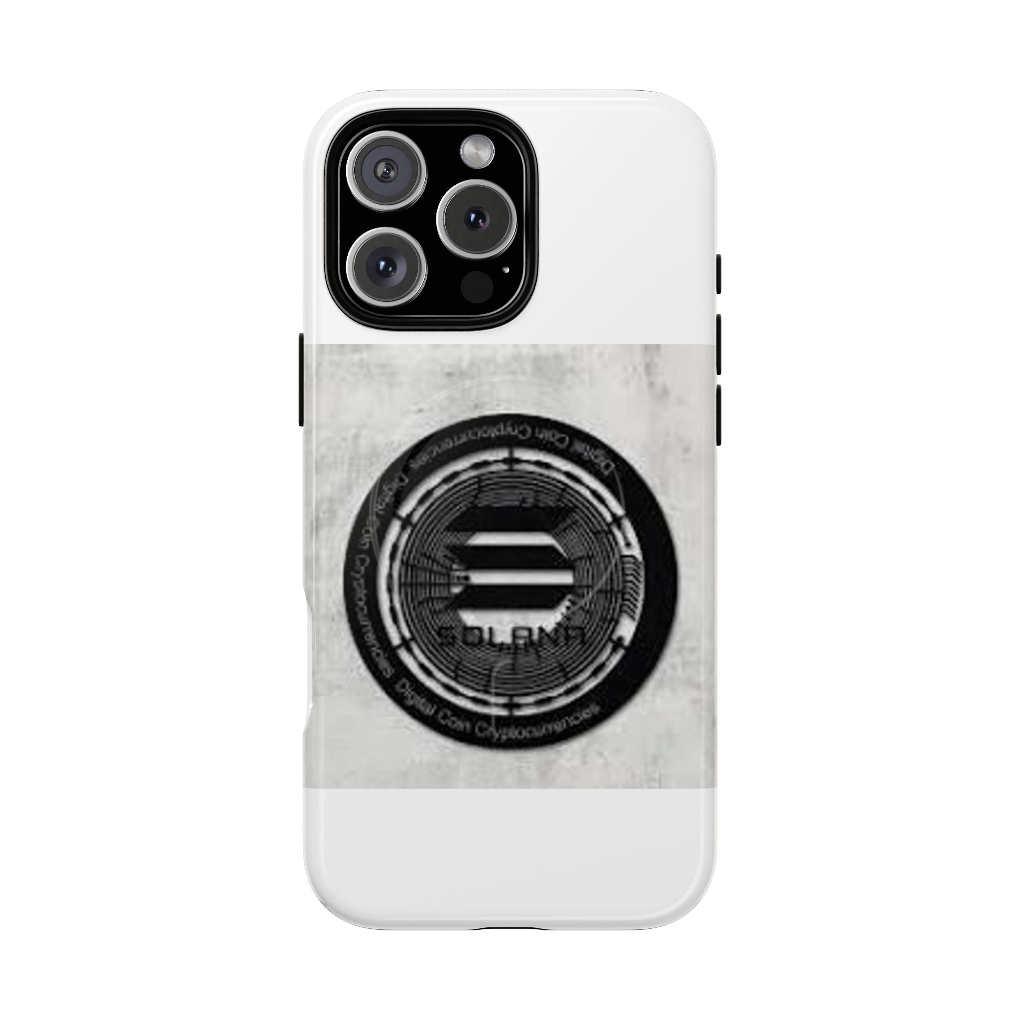 Coque de téléphone Solana Crypto Coin | Coque magnétique robuste