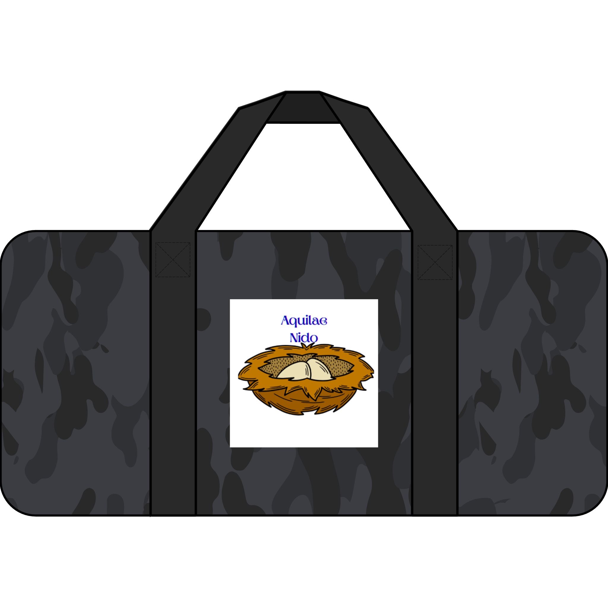 Sac polochon Eagle Nest Logo Tripper | Sangle à carreaux ou camouflage