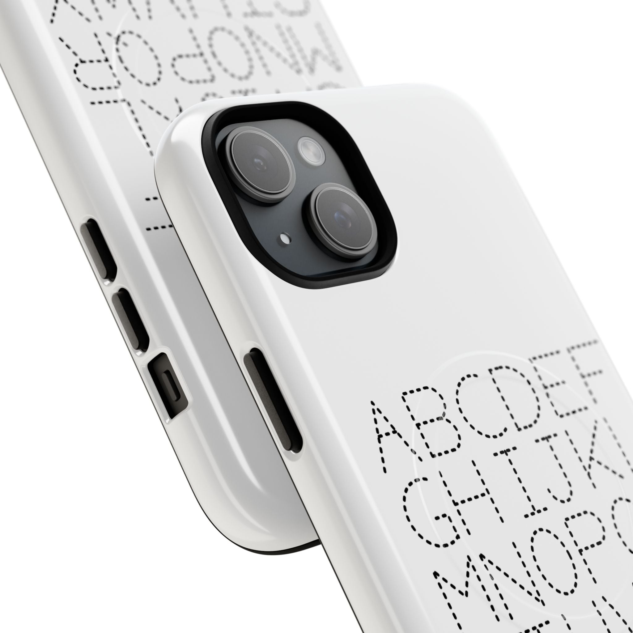 Dotted Alphabet Phone Case | Tough Magnetic Case