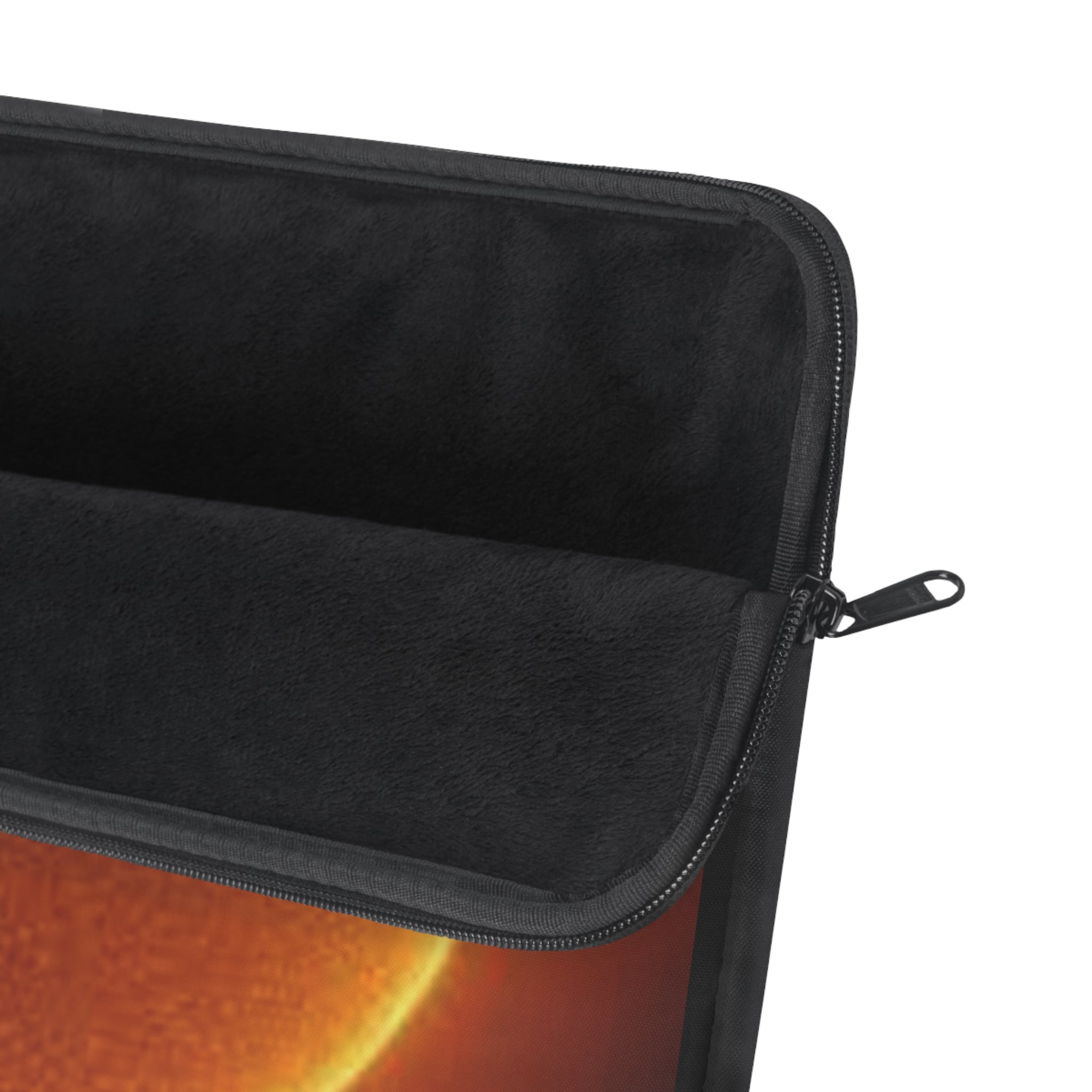 Solar Disc Laptop Sleeve | Sun Photography, Cosmic Orange Glow