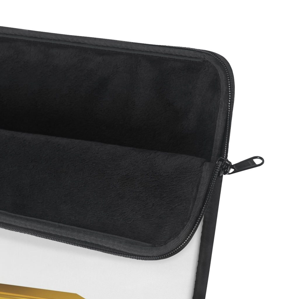 Gold 3D Letter Z Laptop Sleeve | Monogram Initial Z