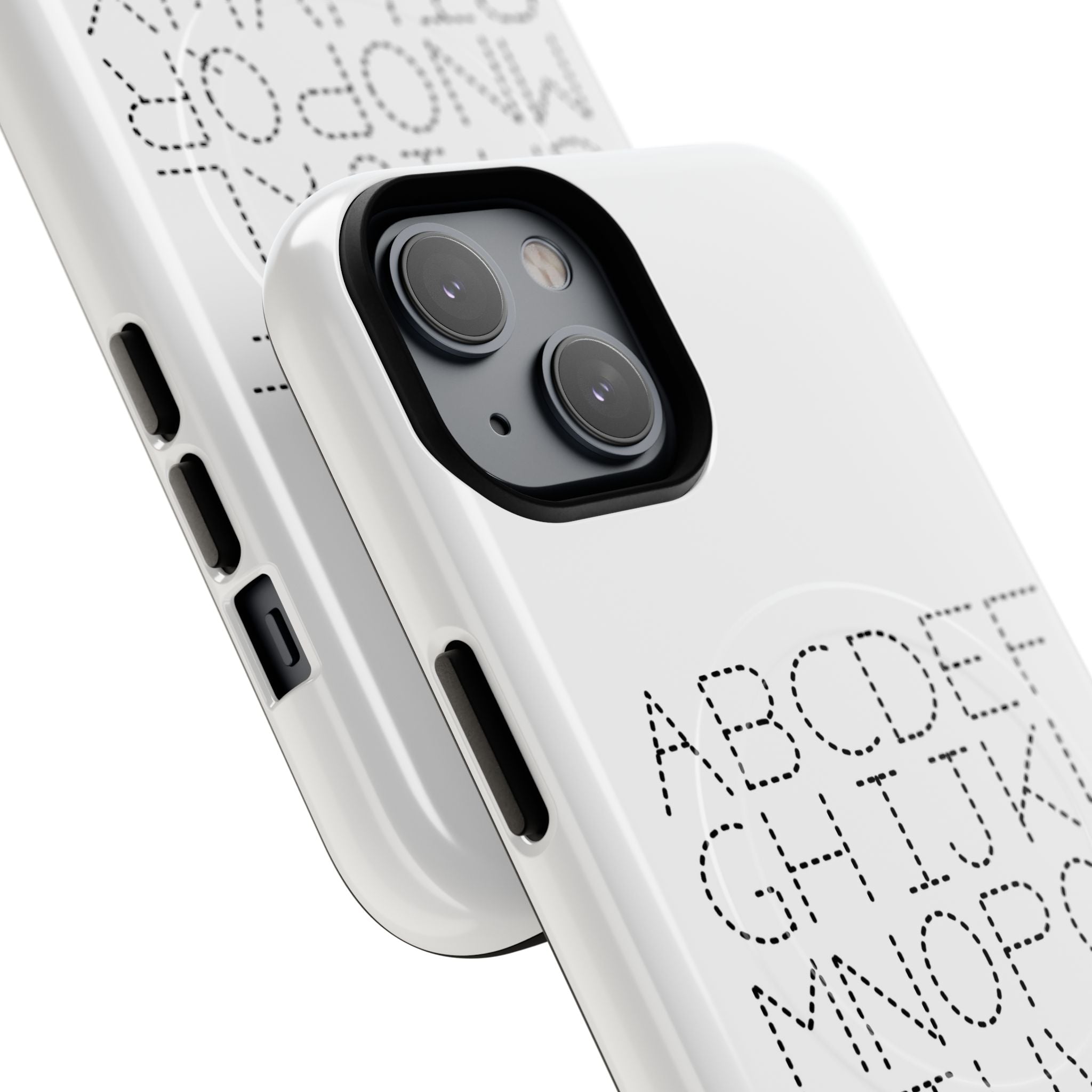 Dotted Alphabet Phone Case | Tough Magnetic Case