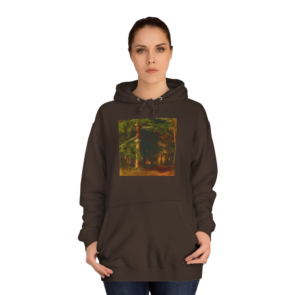 Forest Painting Hoodie | Vintage Woodland Trees Sweatshirt