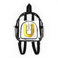 Gold Letter U Logo Clear Stadium Backpack | Transparent School Bag